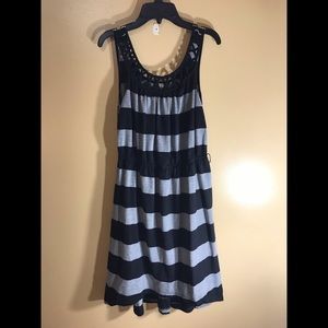 Black and gray sun dress. *sleeveless*